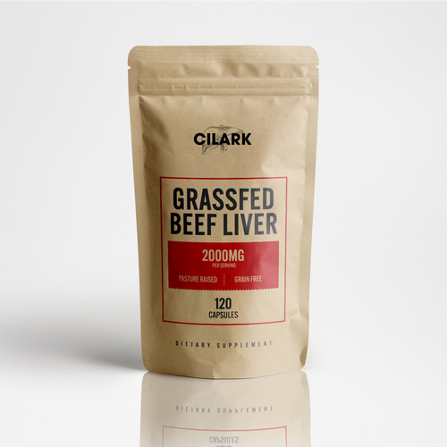 CILARK Grass Fed Beef Liver Capsules